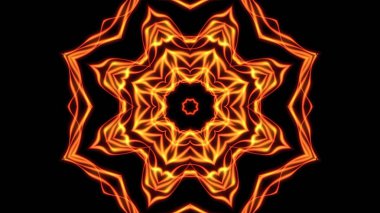 Soyut kaleidoskopik alev arka plan