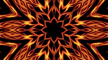 Soyut kaleidoskopik alev arka plan