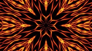 Soyut kaleidoskopik alev arka plan