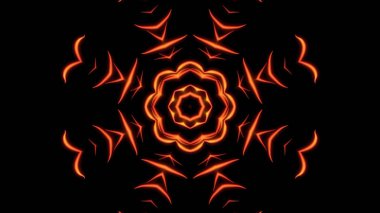 Soyut kaleidoskopik alev arka plan