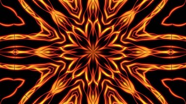 Soyut kaleidoskopik alev arka plan