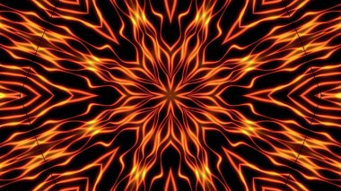 Soyut kaleidoskopik alev arka plan