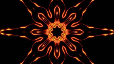 Soyut kaleidoskopik alev arka plan