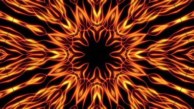 Soyut kaleidoskopik alev arka plan