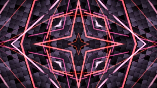 Abstract Kaleidoscopic Lights Background — Stock Photo, Image