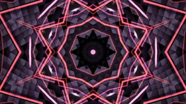 Abstrakte Kaleidoskopische Lichter Hintergrund — Stockfoto