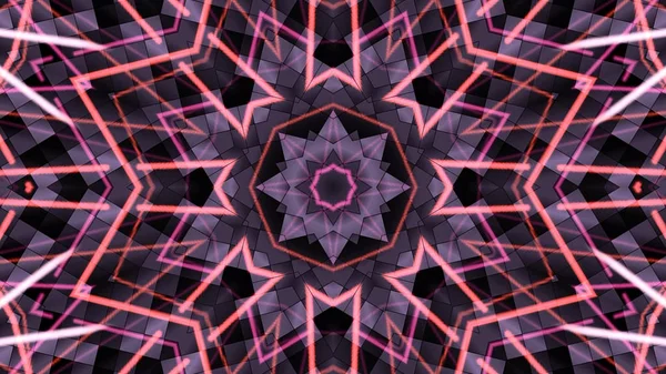 Abstract Kaleidoscopic Lights Background — Stock Photo, Image