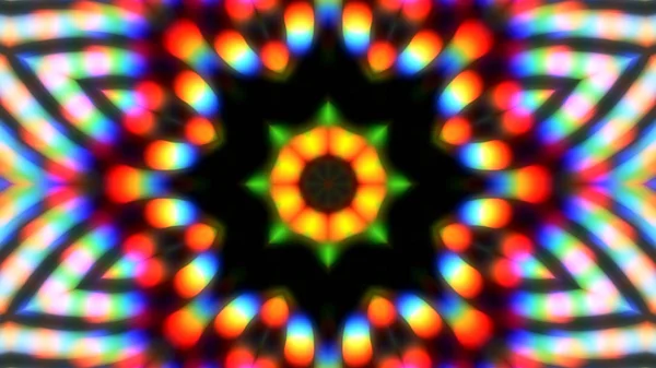 Abstract Kaleidoscopic Lights Background — Stock Photo, Image