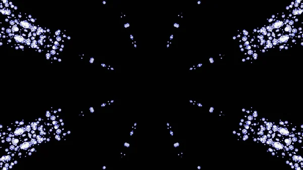 抽象的な万華鏡の光の背景 — ストック写真