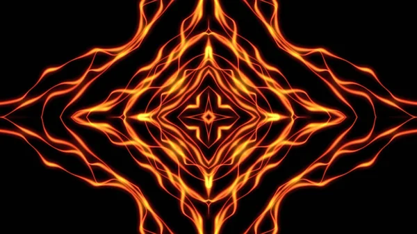 Abstract Kaleidoscopic Flame Background Well Suited Shows Concerts Music Protections — стоковое фото