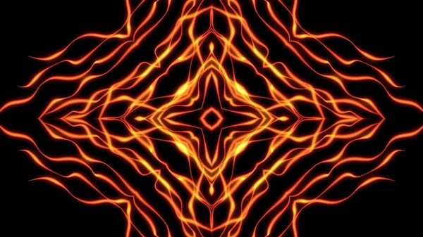 Abstract Kaleidoscopic Flame Background Well Suited Shows Concerts Music Protections — стоковое фото