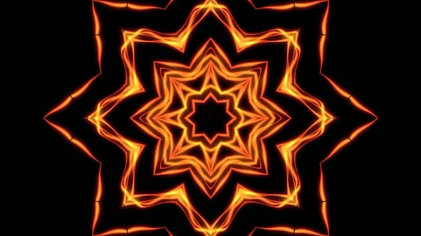 Abstract Kaleidoscopic Flame Background Well Suited Shows Concerts Music Protections — стоковое фото