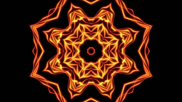 Abstract Kaleidoscopic Flame Background Well Suited Shows Concerts Music Protections — стоковое фото