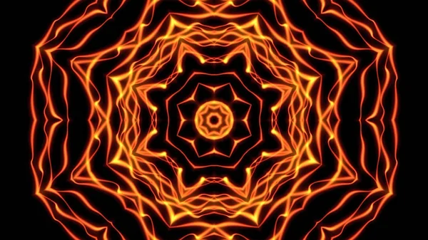 Abstract Kaleidoscopic Flame Background Well Suited Shows Concerts Music Protections — стоковое фото