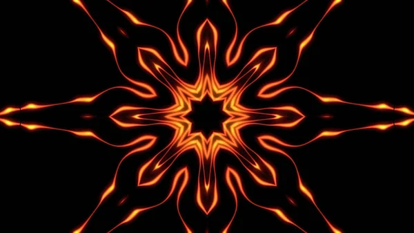 Abstract Kaleidoscopic Flame Background Well Suited Shows Concerts Music Protections — стоковое фото