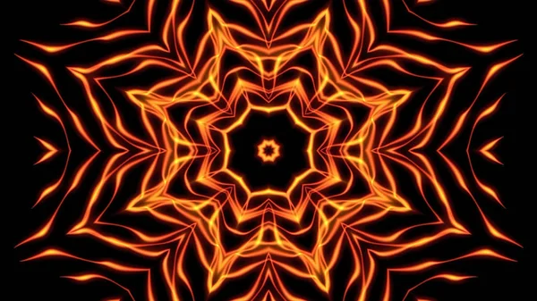 Abstract Kaleidoscopic Flame Background Well Suited Shows Concerts Music Protections — стоковое фото