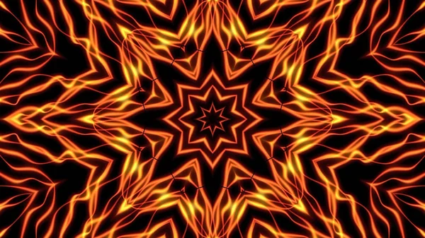 Abstract kaleidescopic flame background is well suited for tv shows, concerts ,music protections
