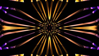 Tv şovları, konserler, müzik korumaları için soyut kaleydeskopik arka plan.