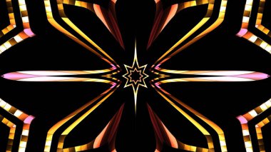 Tv şovları, konserler, müzik korumaları için soyut kaleydeskopik arka plan.