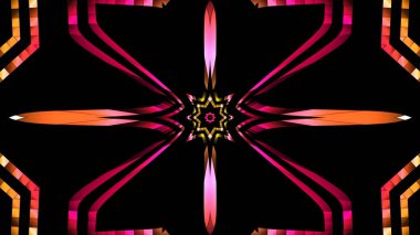 Tv şovları, konserler, müzik korumaları için soyut kaleydeskopik arka plan.