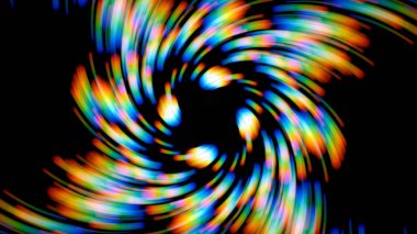 Dönen renkli prizmatik ışıklar arka plan