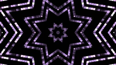 Tv şovları, konserler, müzik korumaları için soyut kaleydeskopik arka plan.