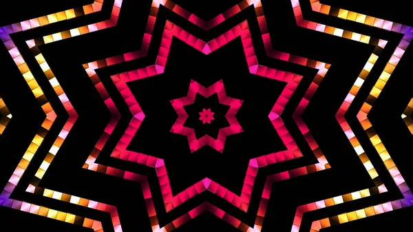 Abstrakte Kaleidoskopische Lichter Hintergrund — Stockfoto