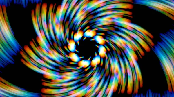 Spinning Kolorowe Światła Pryzmatyczne Tło — Zdjęcie stockowe