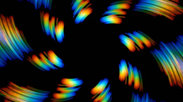Spinning Colorful Prismatic Lights Background — Stock Photo, Image