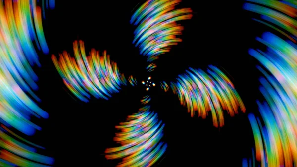 Spinnen Bunte Prismatische Lichter Hintergrund — Stockfoto