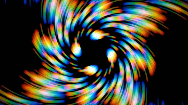 Spinnen Bunte Prismatische Lichter Hintergrund — Stockfoto