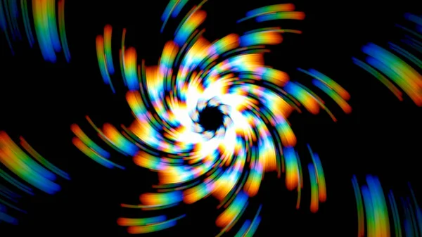 Spinnen Bunte Prismatische Lichter Hintergrund — Stockfoto