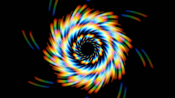 Spinnen Bunte Prismatische Lichter Hintergrund — Stockfoto