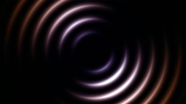 Siyah arka plan üzerinde renkli dalgalanmalar