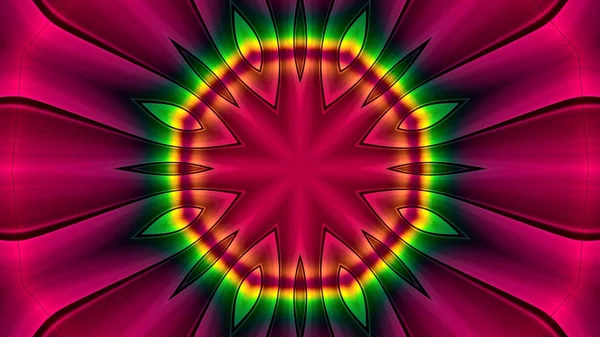 Abstrakte Kaleidoskopische Lichter Hintergrund — Stockfoto