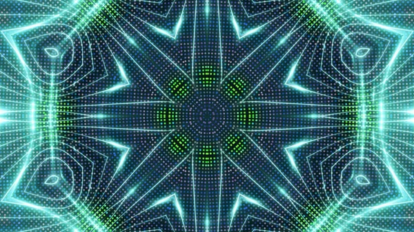 Abstract Kaleidoscopic Lights Background — Stock Photo, Image