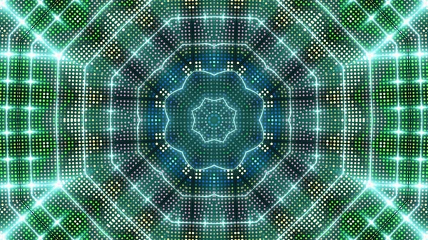 Abstract Kaleidoscopic Lights Background — Stock Photo, Image