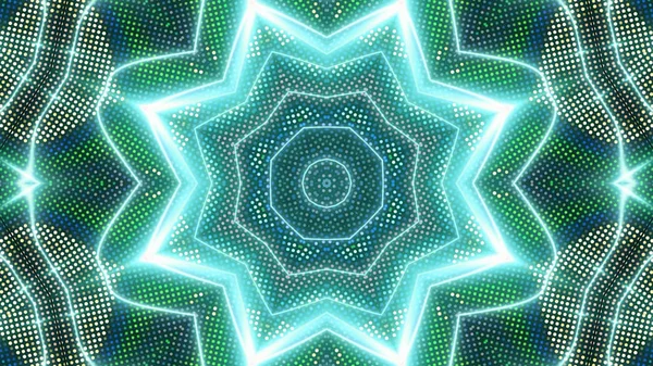 Abstrakte Kaleidoskopische Lichter Hintergrund — Stockfoto