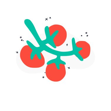 Yiyecek bağışı - elle çizilmiş vektör çizimi.