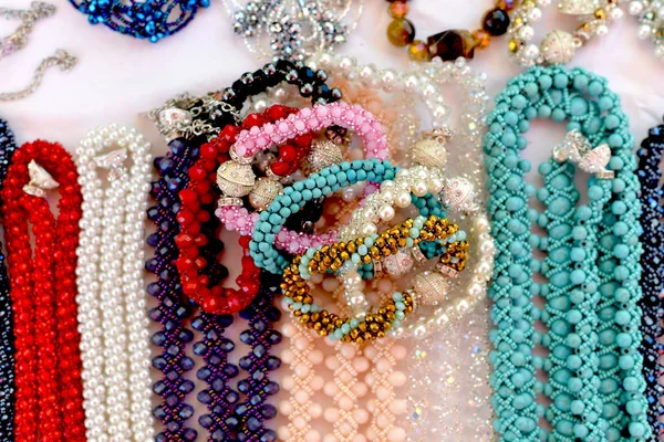 Hair Ornaments Beads Chains — Stock Photo, Image