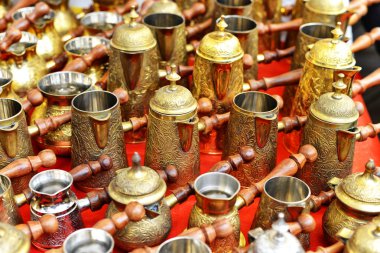 Kahve yapmak için bakır Türk.