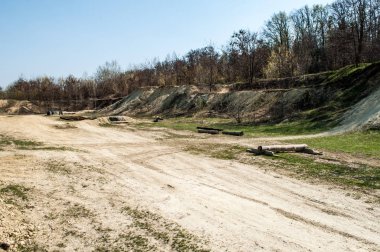 Motosiklet yarış pisti motokros - Motokros için trail