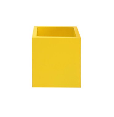 Beyazda izole edilmiş renkli kutular