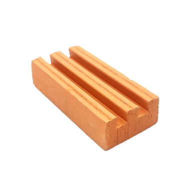 Beyaz arkaplanda tuğlalar