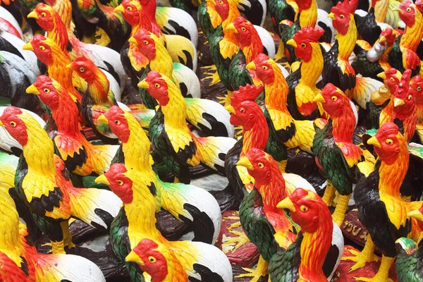 Patung Ayam Yang Indah — Stok Foto