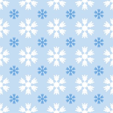 Mavi kar taneleri ile Seamless ışık modeli