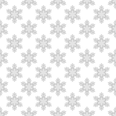 beyaz zemin üzerinde kar taneleri ile Seamless Modeli