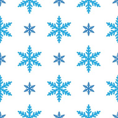 Beyaz kar taneleri ile sorunsuz kış yeni yıl kalıbı