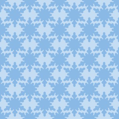 Mavi kar taneleri ile sorunsuz sanat desen