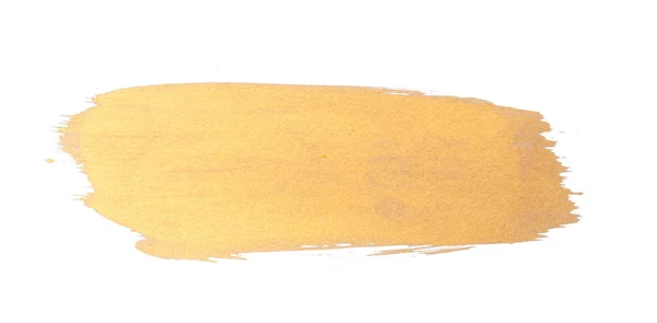 Gold Texture Brush Stroke Design Element — Stock Photo, Image